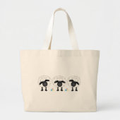 Trio van schapen grote tote bag (Voorkant)