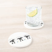 Trio van schapen zandsteen onderzetter (Zijkant)