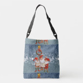 Trio van Singing Elves Crossbody Tas (Achterkant)