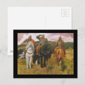 Trio van Viking Scouts (Warriors) Briefkaart (Voorkant / Achterkant)