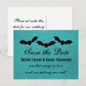 Trio van vlekken Halloween sparen het Briefkaart v (Voorkant / Achterkant)