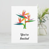 Trio van vogels in het Paradijs Kaart (Staand voorkant)