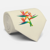 Trio van vogels in het Paradijs Stropdas (Opgerold)