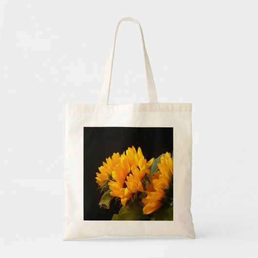Trio van Zonnebloemen Tote Bag (Voorkant)