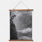 Trio van zwart en wit Captures of Water Hangend Wandkleed (Voorkant)