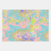 Trio voor gemarmerde inpakpapieren vellen (Voorkant 2)