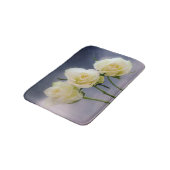 Trio Witte Roses Bath mat (Gekanteld)