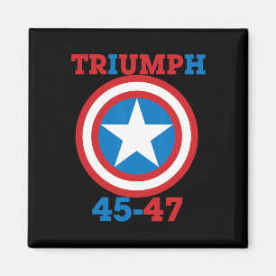 Triomf 45-47 – Patriottische Mega Kleding Usa - Tr Magneet