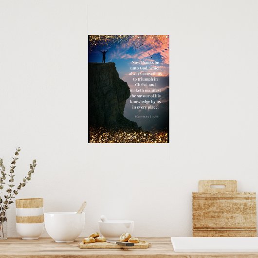 Triomf in Christus Poster (Keuken)