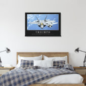 Triomf: Inspirerend prijsopgave 2 Canvas Afdruk (Insitu (Slaapkamer))