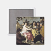 Triomf van Bacchus, 1628 Magneet (Voorkant / Achterkant)