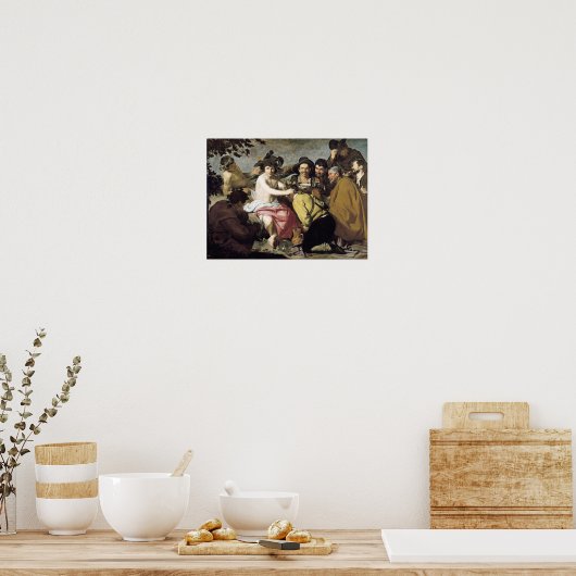 Triomf van Bacchus, 1628 Poster (Keuken)