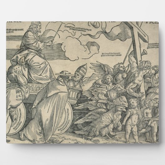 Triomf van Christus (houtgraving) Fotoplaat (Voorkant)