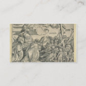Triomf van Christus (houtgraving) Visitekaartje (Achterkant)