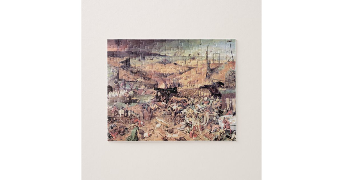 Triomf van de Dood door Pieter Bruegel Legpuzzel Zazzle.nl Triomf van de Dood door Pieter Bruegel Legpuzzel Zazzle.nl