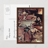 Triomf van de doodstraf met 0 (beste kwaliteit) briefkaart (Voorkant / Achterkant)