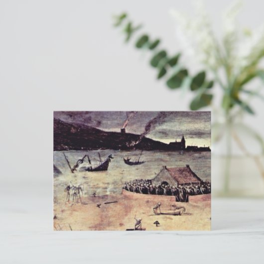 Triomf van de doodstraf met 0 (beste kwaliteit) briefkaart (Staand voorkant)