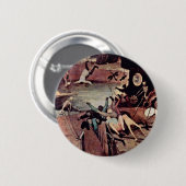 Triomf van de doodstraf met 0 (beste kwaliteit) ronde button 5,7 cm (Voorkant /achterkant)