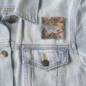 Triomf van de Hapsburgs Vierkante Button 5,1 Cm (In situ)