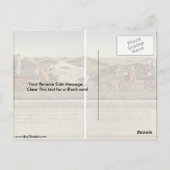 Triomf van de hertog van Piero Della Francesca Briefkaart (Achterkant)