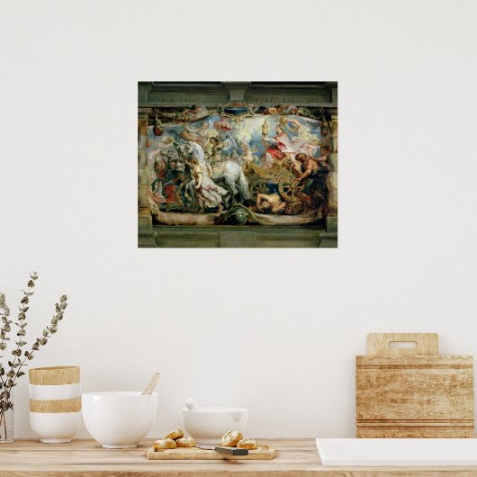 Triomf van de kerk poster (Keuken)