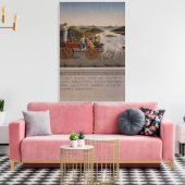 Triomf van Federigo da Montefeltro, hertog Urbino Canvas Afdruk (Insitu (Woonkamer))