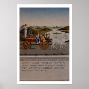 Triomf van Federigo da Montefeltro, hertog Urbino Poster