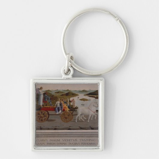 Triomf van Federigo da Montefeltro, hertog Urbino Sleutelhanger (Voorkant)
