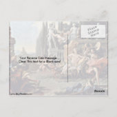 Triomf van Flora door Giovanni Battista Tiepolo Briefkaart (Achterkant)