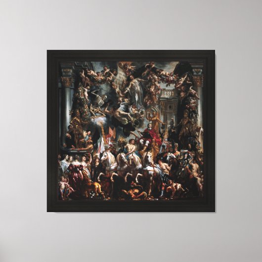Triomf van Frederik Hendrik, de Prins van Sinaasap Canvas Afdruk (Voorkant)