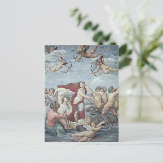 Triomf van Galatea, 1512-14 Briefkaart (Staand voorkant)