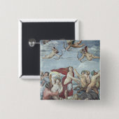 Triomf van Galatea, 1512-14 Vierkante Button 5,1 Cm (Voorkant /achterkant)