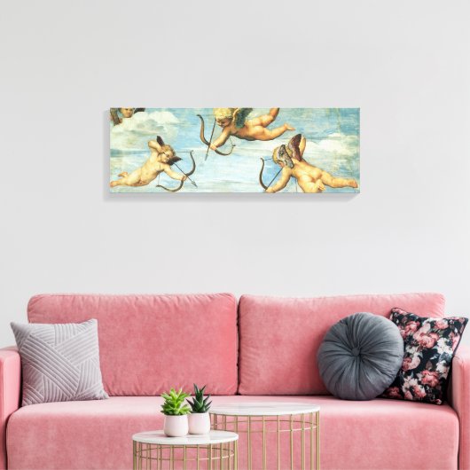 Triomf van Galatea Angels door Raphael Sanzio Canvas Afdruk (Insitu (Woonkamer))