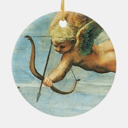 Triomf van Galatea Angels door Raphael Sanzio Keramisch Ornament (Achterkant)