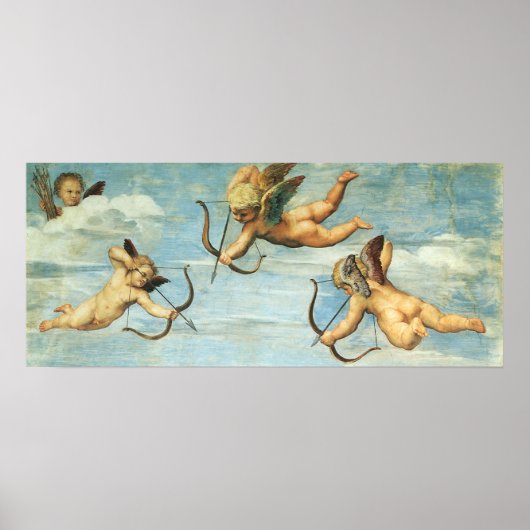 Triomf van Galatea Angels door Raphael Sanzio Poster (Voorkant)