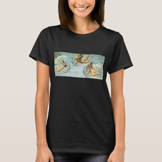 Triomf van Galatea Angels door Raphael Sanzio T-shirt (Voorkant)