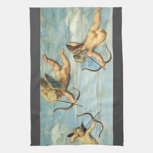 Triomf van Galatea Angels door Raphael Sanzio Theedoek (Verticaal)