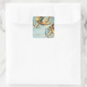 Triomf van Galatea Angels door Raphael Sanzio Vierkante Sticker (Tas)