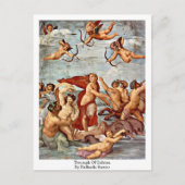 Triomf van Galatea, door Raffaello Sanzio Briefkaart (Voorkant)