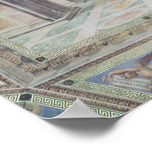 Triomf van het christendom, uit de Raphaëlrooms Poster (Hoek)