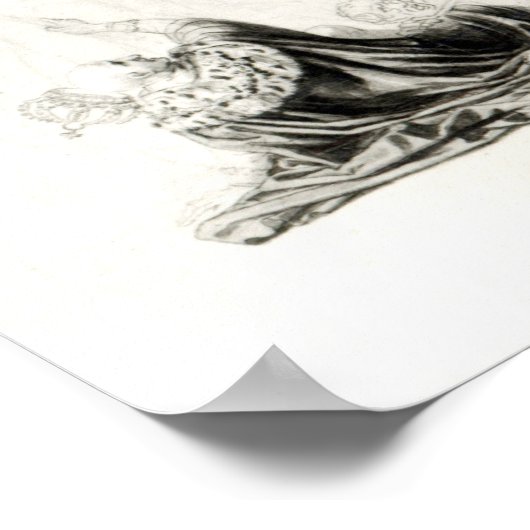 Triomf van het Franse volk over de monarchie Poster (Hoek)