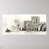 Triomf van het Franse volk over de monarchie Poster (Voorkant)