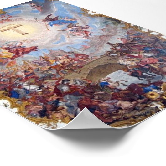 Triomf van het kruis poster (Hoek)