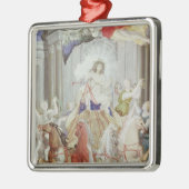 Triomf van koning Louis XIV van Frankrijk Metalen Ornament (Links)