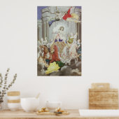 Triomf van koning Louis XIV van Frankrijk Poster (Keuken)