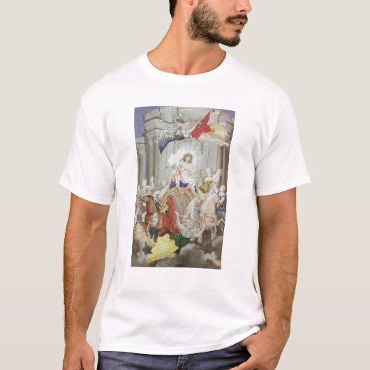 Triomf van koning Louis XIV van Frankrijk T-shirt (Voorkant)