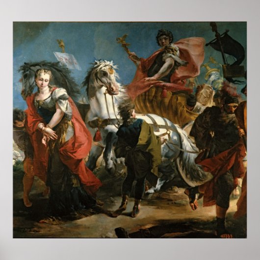 Triomf van Marcus Aurelius Poster (Voorkant)