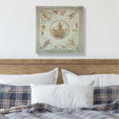 Triomf van Neptune en de vier seizoenen Canvas Afdruk (Insitu (Slaapkamer))