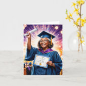 Triomf van Wijsheid: een Afstuderen Kaart (Gele Bloem)