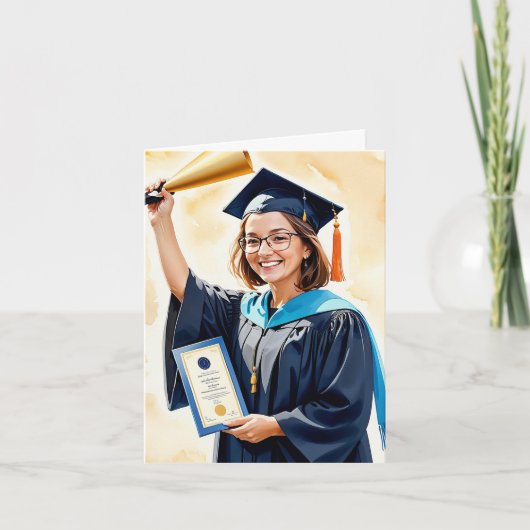 Triomfantelijk gejuich - een toast op uw succes kaart (Voorkant)